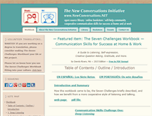 Tablet Screenshot of newconversations.net